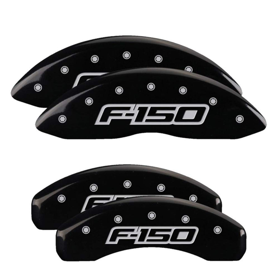 MGP 10219SF15BK Caliper Covers F-150 (2009) Black Powder Coat Finish, Silver Characters, Set of 4