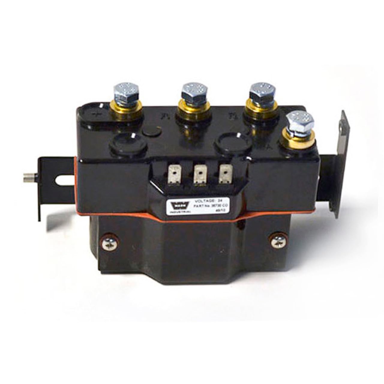 24 Volt Contactor WARN 34978 with Bracket for Industrial Series Winches Accessory
