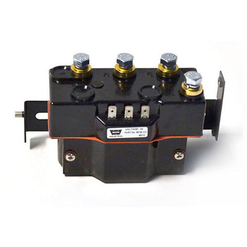 24 Volt Contactor WARN 34978 with Bracket for Industrial Series Winches Accessory