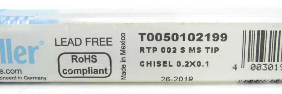 Welding Tool RTP 002 S Ms Tip Chisel 0.2X0.1