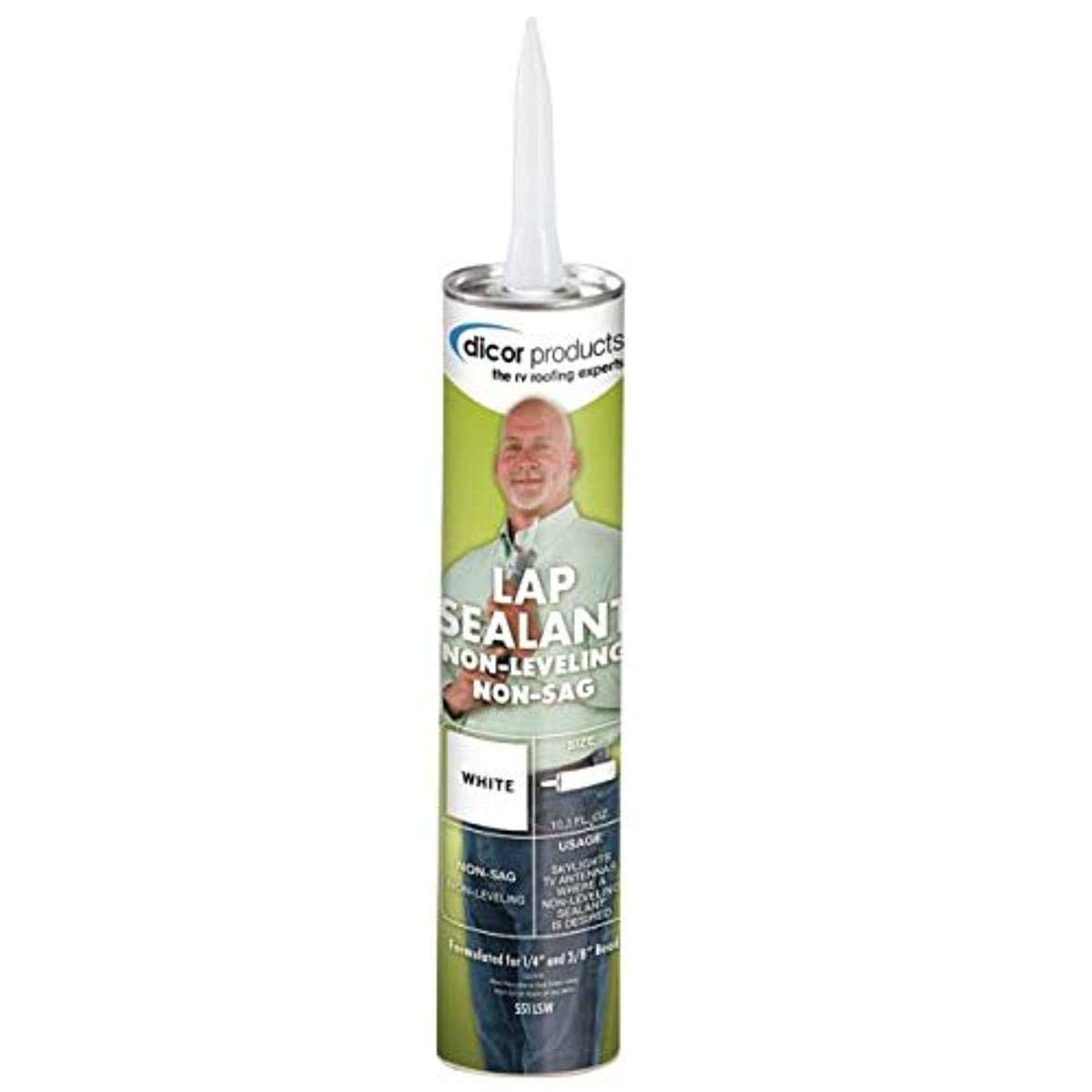 Non-Sag Dicor 551LSW1 Roof Lap Sealant - 10.3 oz. Tube (20)