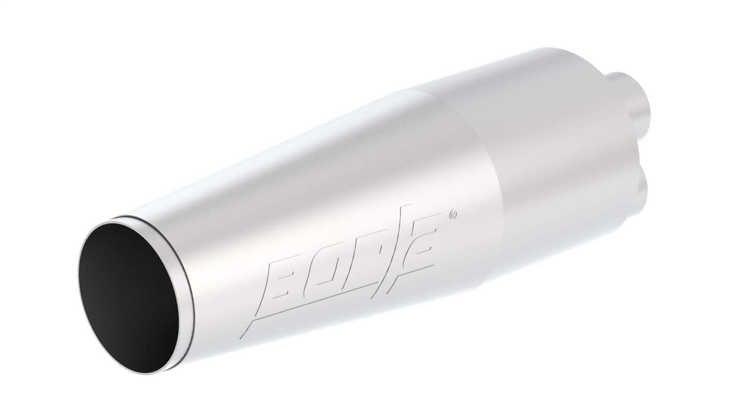 BORLA XR-1 Multicore Collector Racing Muffler - 4) 2.25" I.D. Inlets 1) 4" O.D. Outlet 6.75" Round x 18.5" Long Body 20.5" Overall Length Collector Universal Part