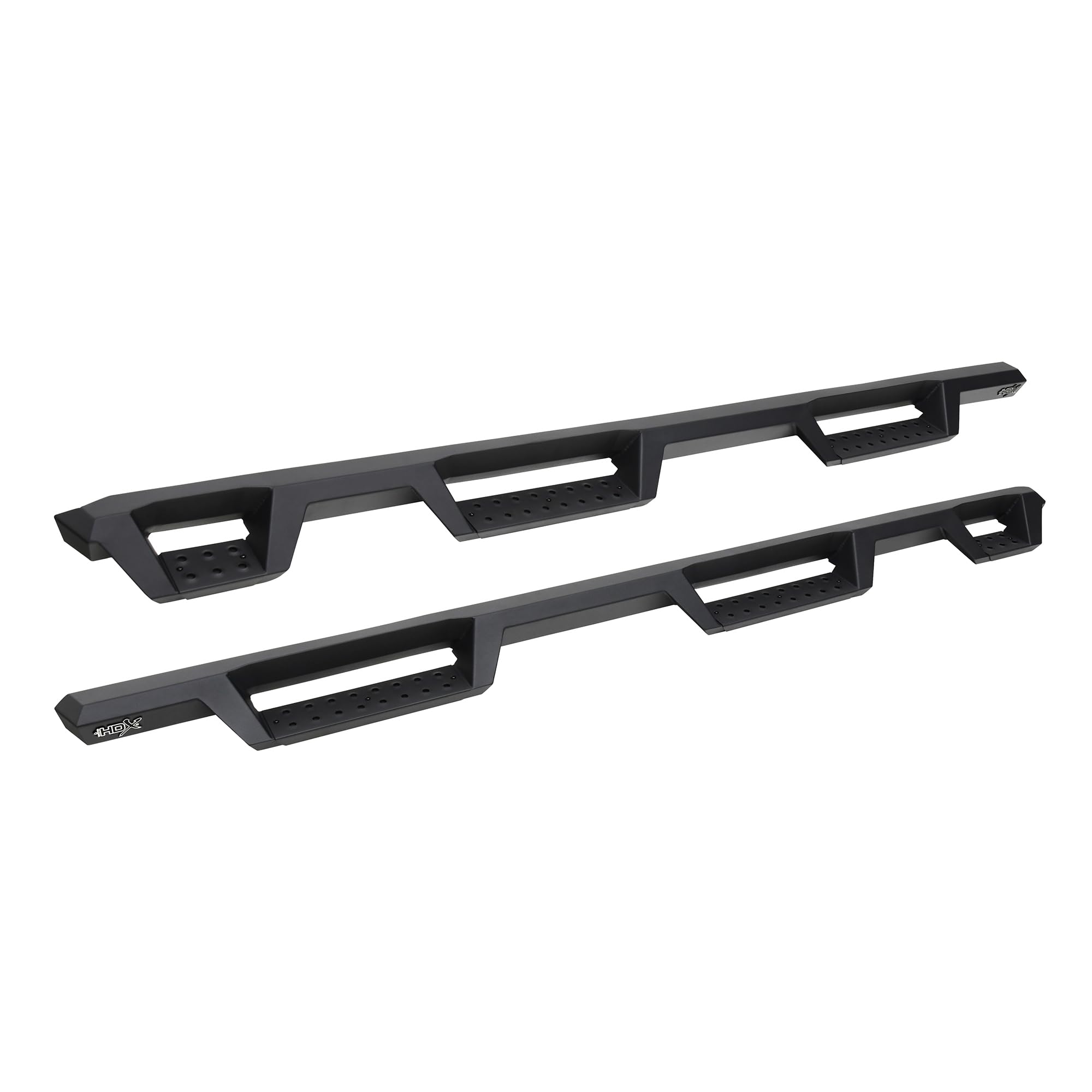 Westin HDX 56-534685 Drop Wheel to Wheel Nerf Bars fits 2019-2025 Silverado Sierra 1500 Crew Cab (5.5 Bed) (Exc 2019 Silverado LD/Sierra 1500 Limited) Textured Black Pair