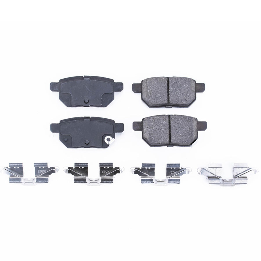 Power Stop Front Brake Kit For Pontiac Vibe 2009-10 |Scion tC 2011-16 |Toyota Corolla 2009-11 |xB 2008-15 |Corolla 2014-19 - Ceramic Brake Pads With Installation Hardware, 17-1354