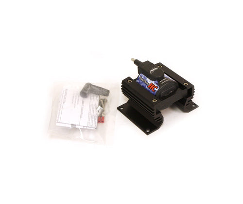 Flame-Thrower HC E-Core Ignition Coil Pertronix, 60,000 Volt 0.32 Ohm, 12 Volt, Black