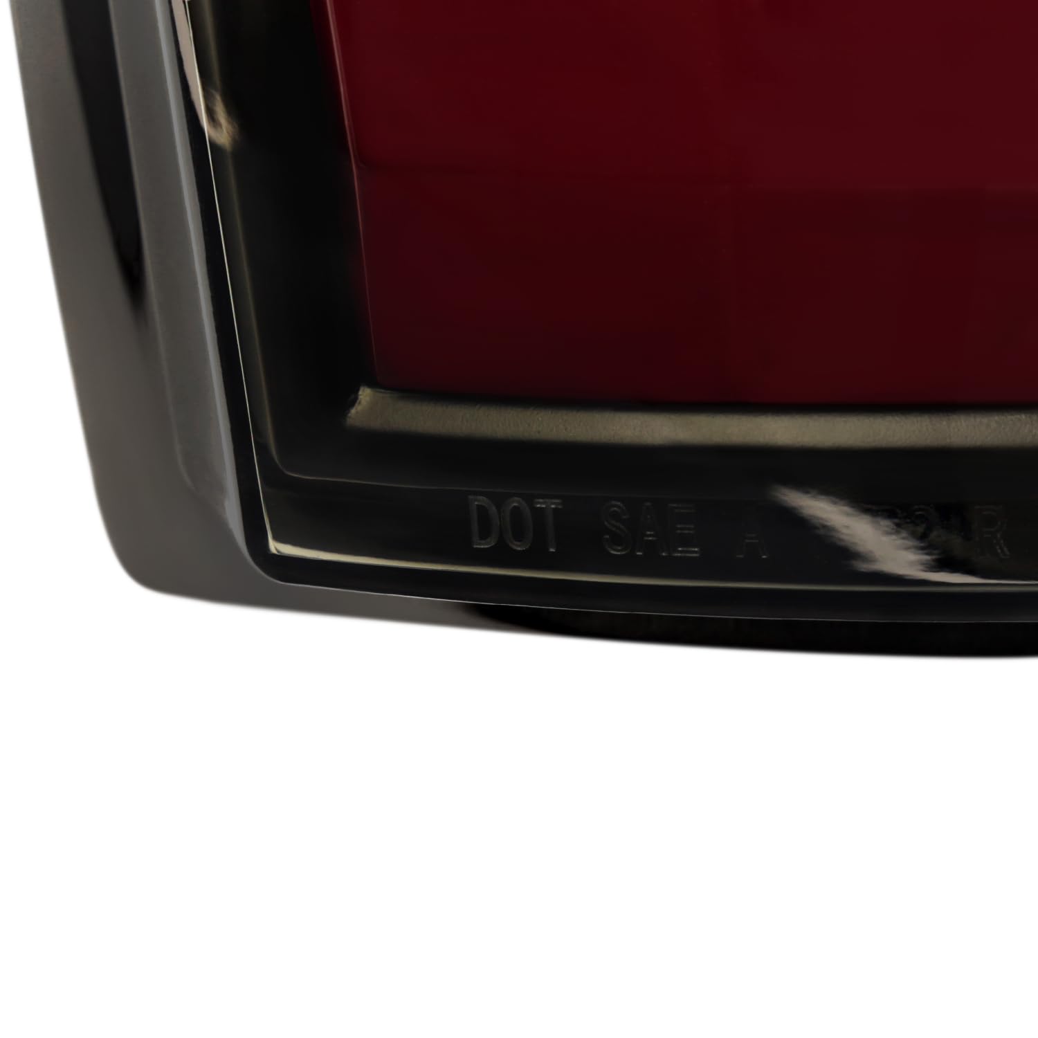 Black Smoke Tail Lights w/Red LED SPEC-D TUNING Compatible with 2007-2008 Dodge Ram 1500/2500 / 3500, Left + Right Pair Assembly
