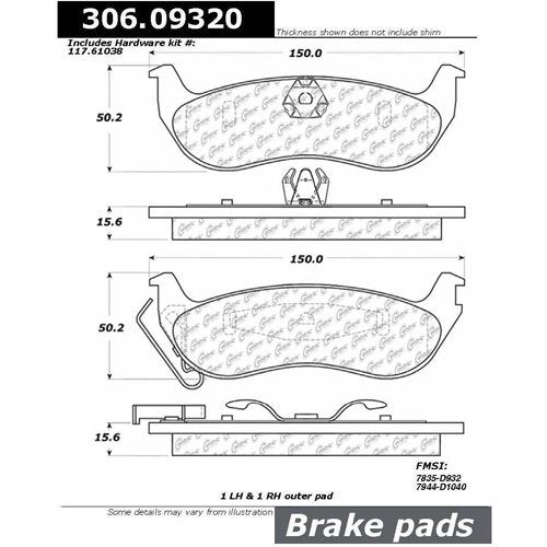Brake Pad StopTech 306.09320