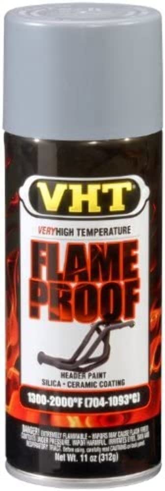 Extreme High Temperature Vht Coating Flat Gray Primer 11 Oz. Aerosol - Lot of 6