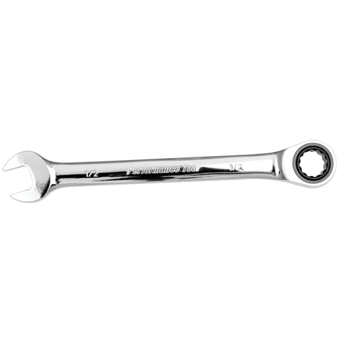 W30254 Performance Tool Chrome Vanadium SAE 1/2-Inch Ratcheting Wrench