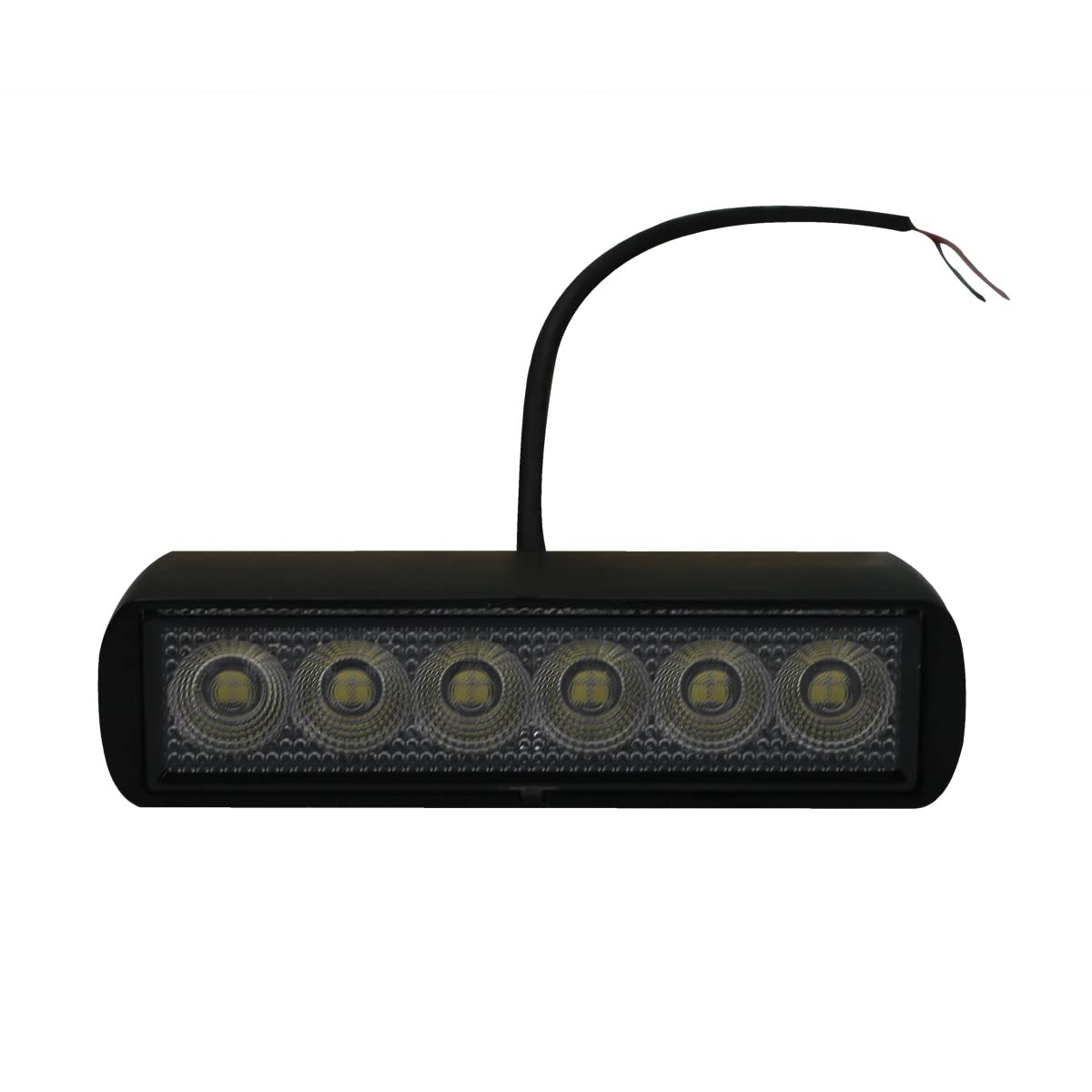 Auxiliary Light Race Sport Lighting Fit 6 x 1.5in 24-Watt Rectangle IQ Series Auxiliary LED Flood Beam RS6IQ24W