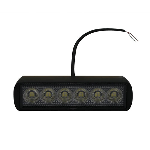 Auxiliary Light Race Sport Lighting Fit 6 x 1.5in 24-Watt Rectangle IQ Series Auxiliary LED Flood Beam RS6IQ24W