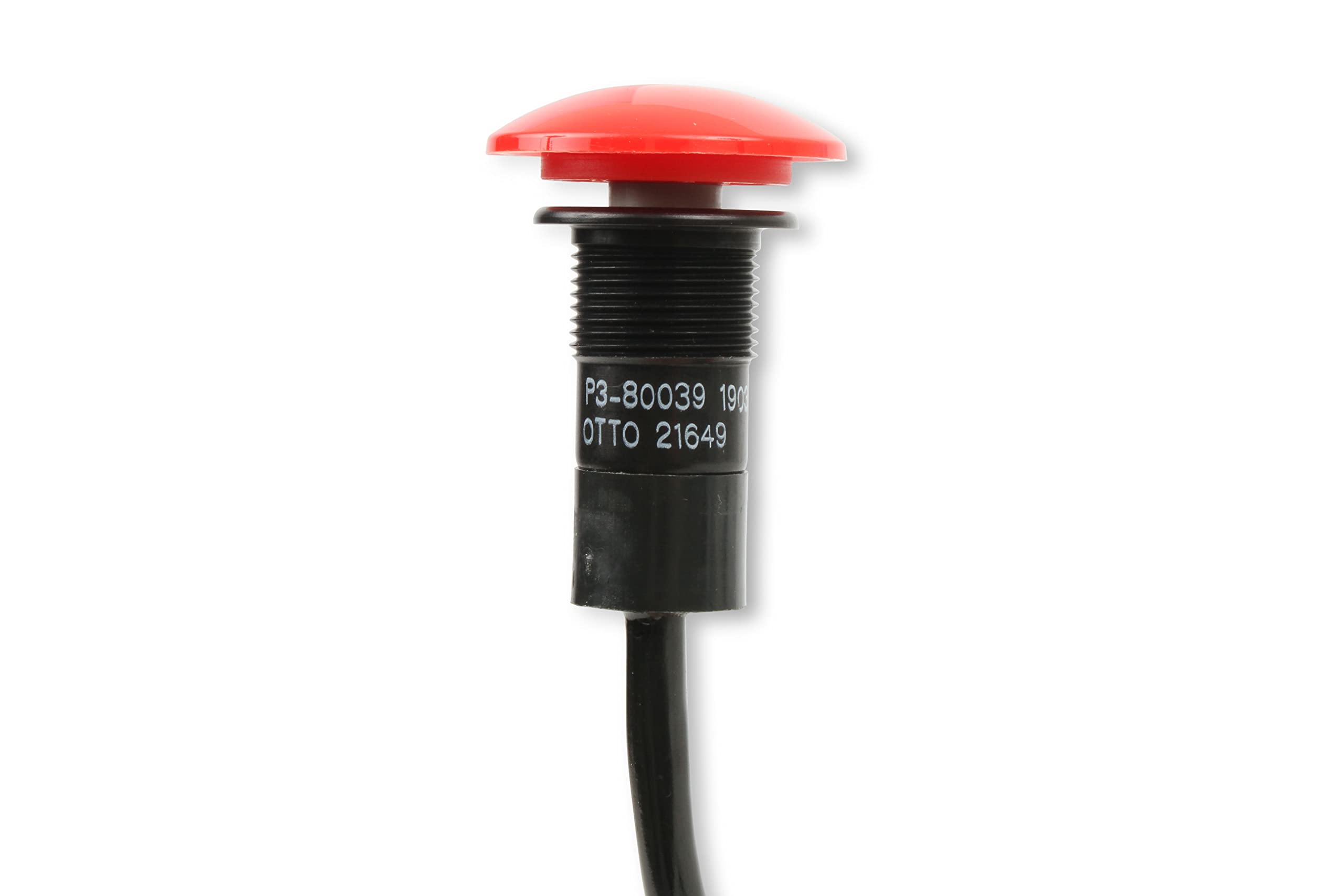 Large B&M 46013 Actuator Button with Spiral Cord , Red