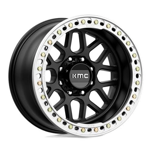 KMC Wheels KM235 Grenade Crawl Beadlock 20X10 KM23521080748N 8X6.5 S-BLK -48MM