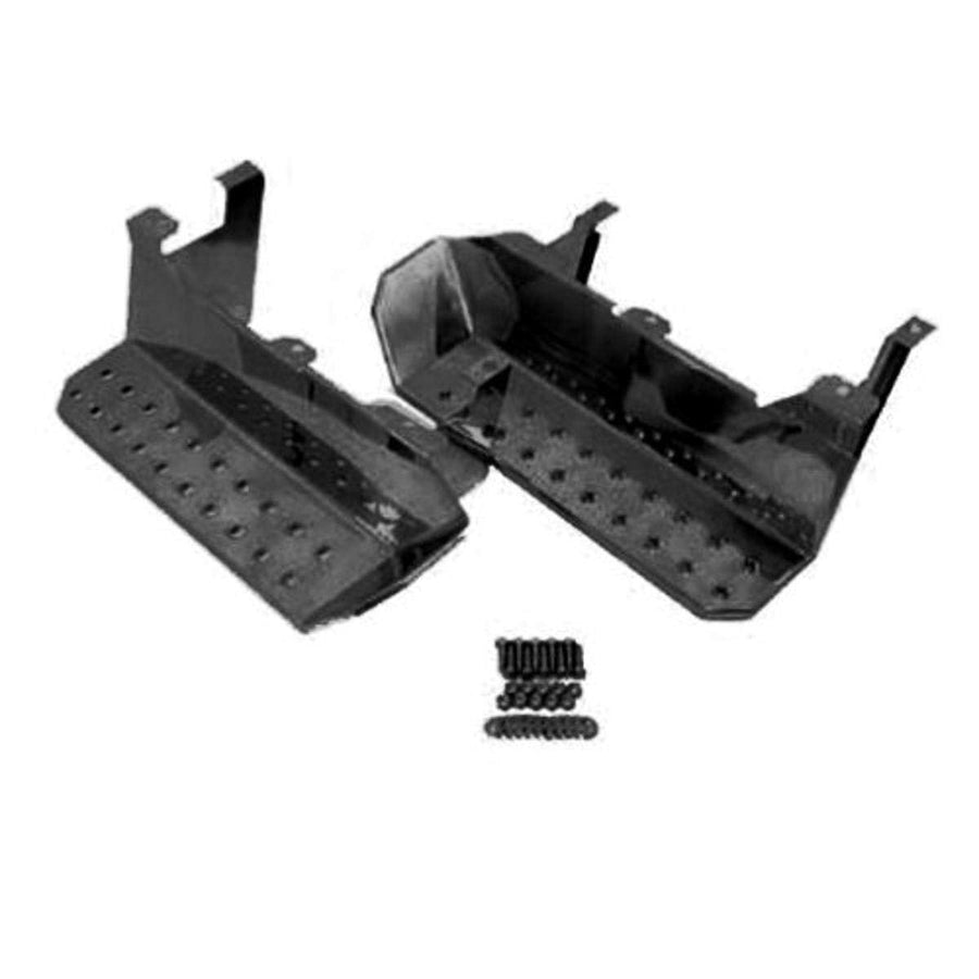 Rugged Ridge OMIX 11139.02 Semi Gloss Black Side Step - Pair