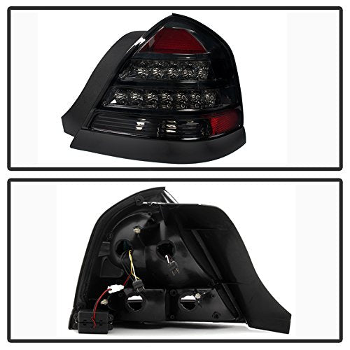 Ford LED Tail Light Xtune ALT-JH-CVIC98-LED-PI-SM