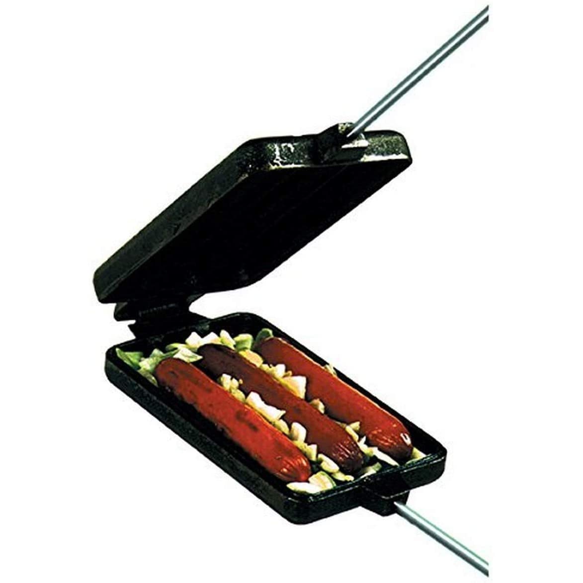 Dog 'n Brat Cooker Rome's with Steel and Wood Handles