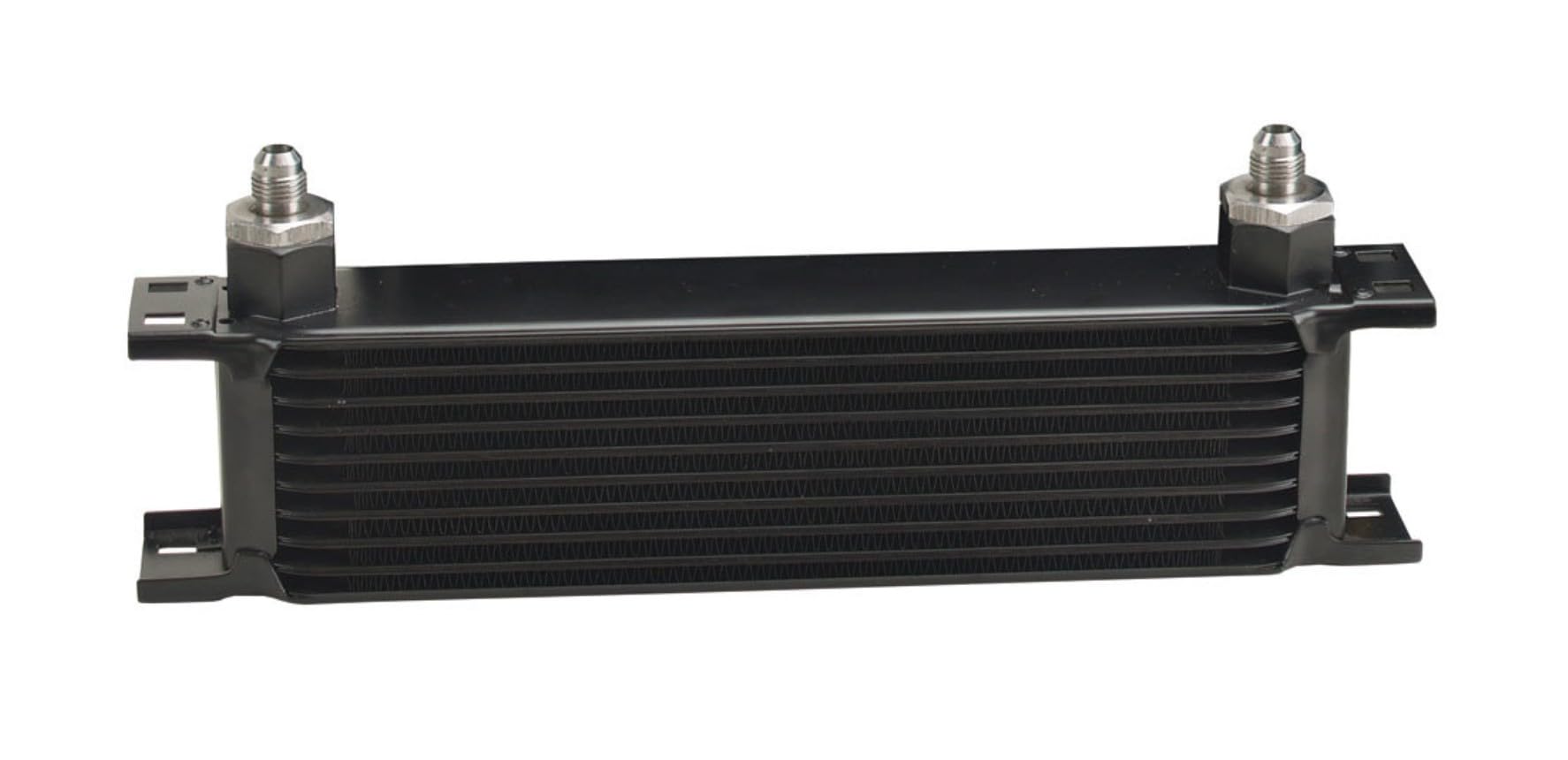 13401 Derale Series 10000 Stacked Plate Transmission Oil Cooler 10 Row , Black