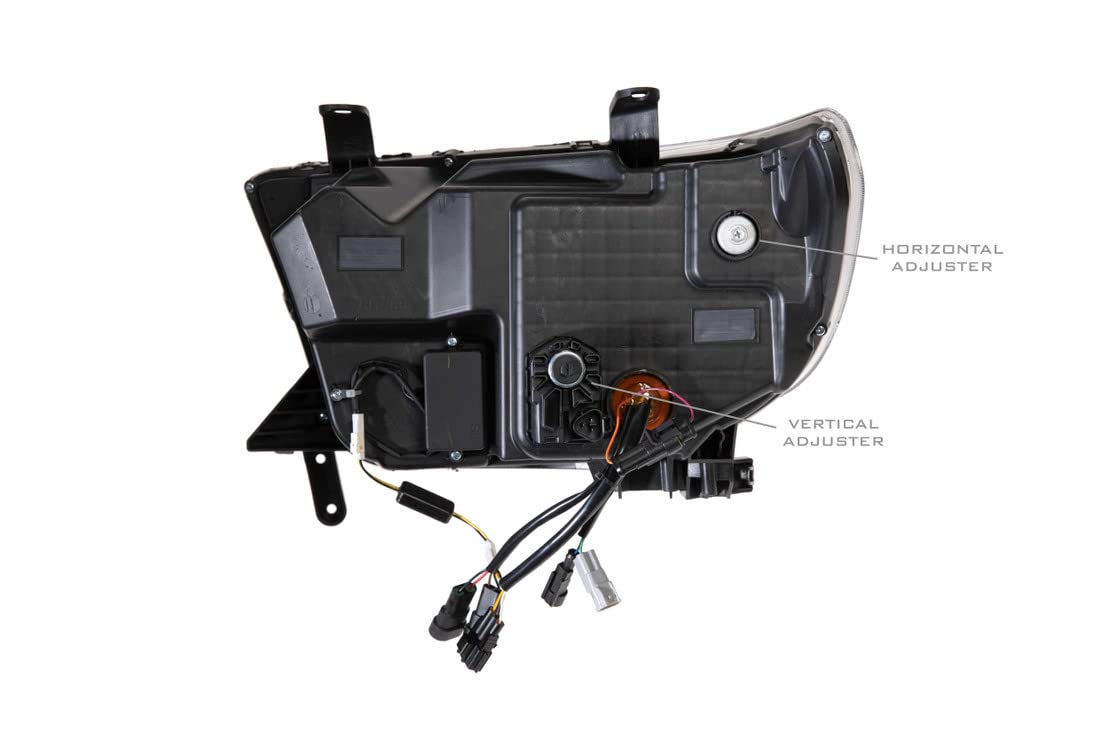 Toyota Tundra 07-13 Morimoto XB LED Headlights, Plug and Play Amber DRL Headlight Assemblies (LF533-A-ASM)