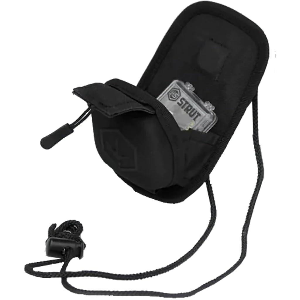 Magnetic Mouth Call Carrying Case Hunters Specialties Strut with Adjustable Lanyard - Holds Up to 8 Turkey Diaphragm Calls