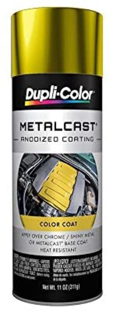 Anodized Dupli-Color Coating Yellow Anodized 11 Oz. Aerosol - Lot of 6