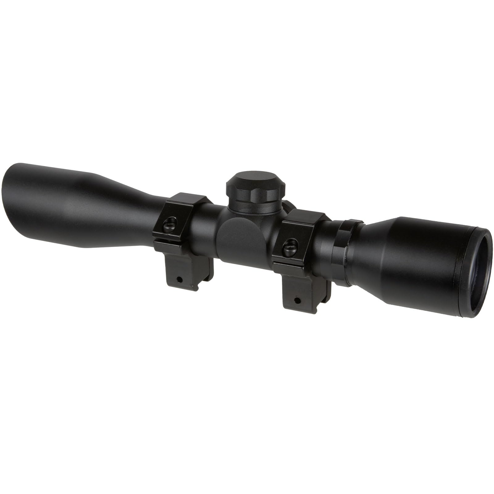 4x32MM TRUGLO Compact Tactical Hunting Shooting Durable Waterproof Fogproof Scratch-Resistant Aluminum Tube Duplex Reticle Riflescope with Weaver-Style 3/8 Mount & Lens Covers Included,Black