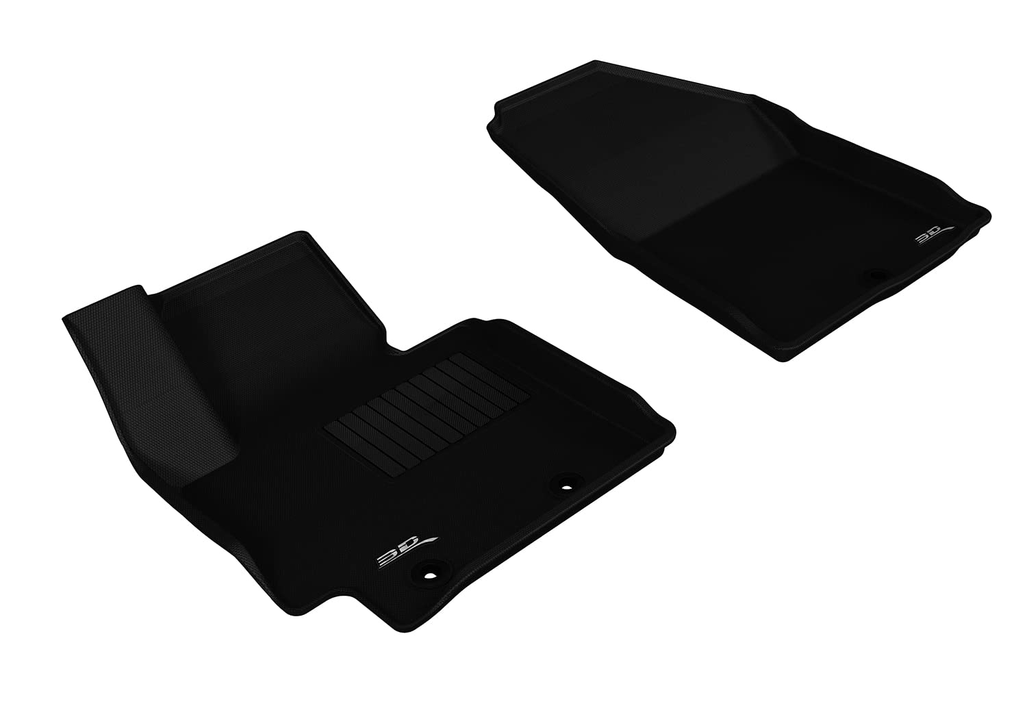 Kagu 1st Row Floormat - Black 3D MAXpider 2014-2019 Kia Soul