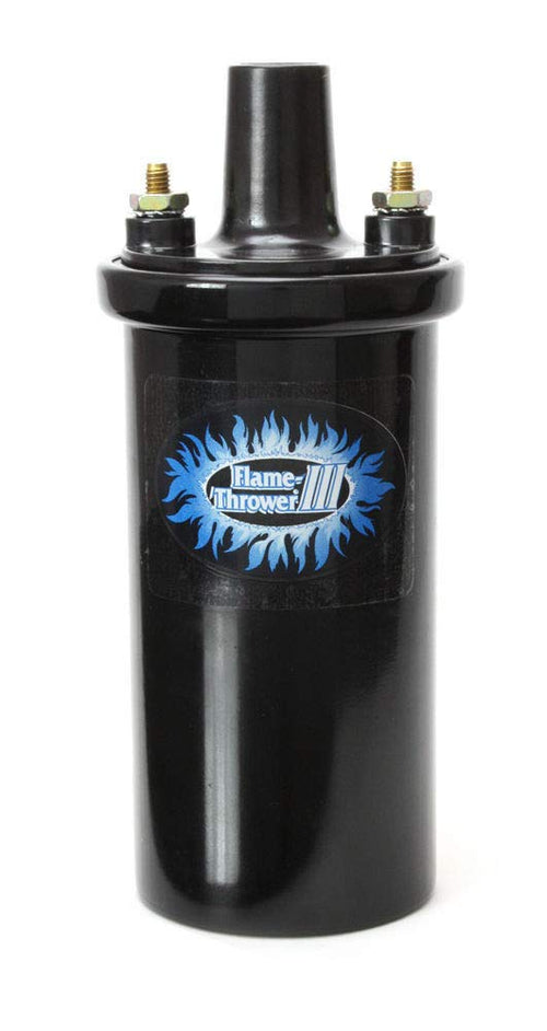 Flame-Thrower III Pertronix Ignition Coil, 45,000 Volt 0.32 Ohm, 12 Volt, Black
