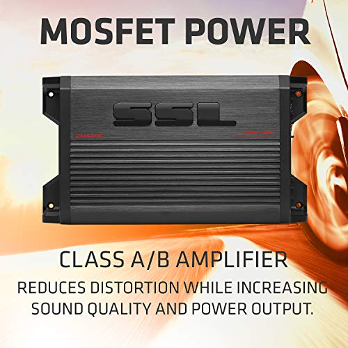 CG1501M Sound Storm Laboratories Monoblock Car Amplifier - 1500 Watts, 2/4 Ohm Stable, Class A/B, Mosfet Power Supply, Great for Car Subwoofers