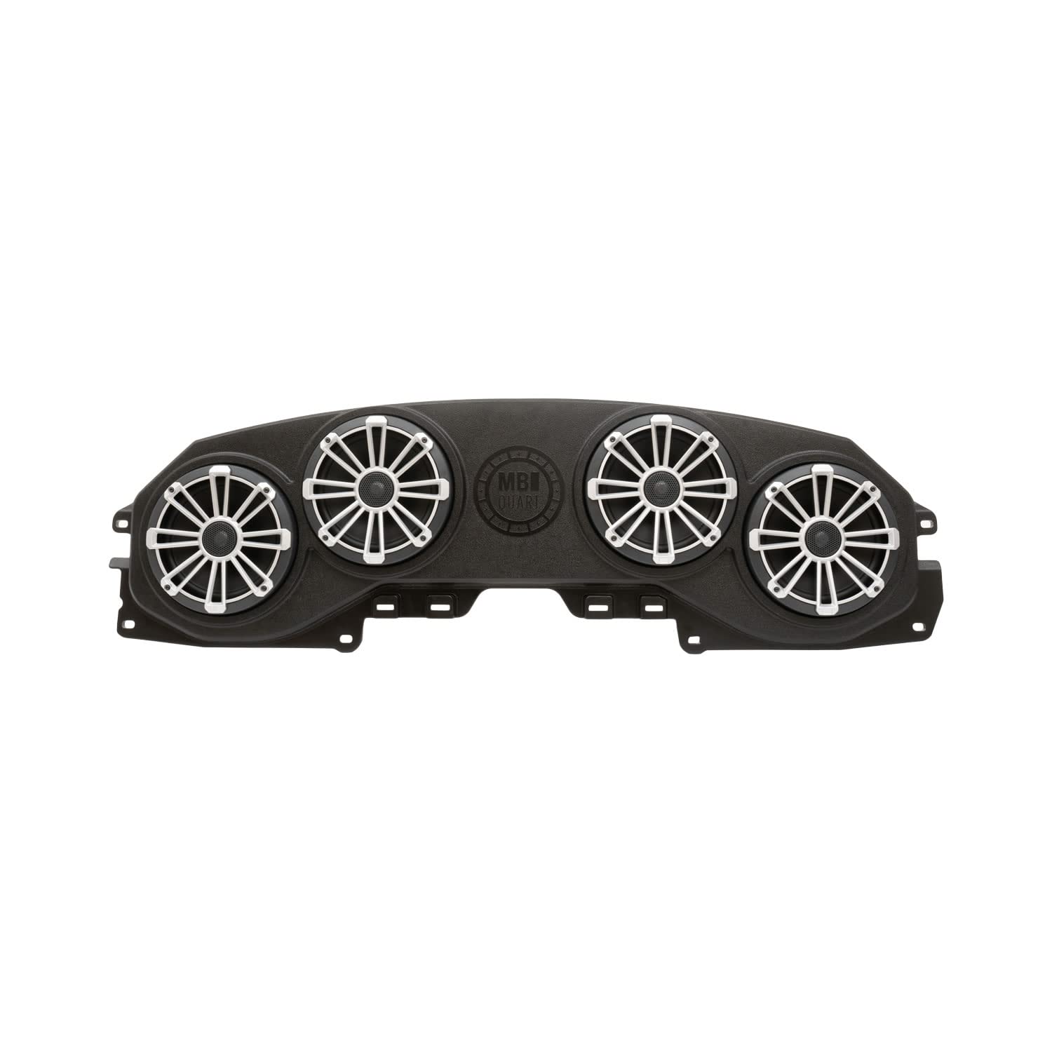 MB Quart Jeep Wrangler JL/Gladiator JT Soundbar MBQJ-48C | 8" Coaxial Speakers | Rear Overhead Enclosure | Easy Install | Customizable Grilles | 140W Peak