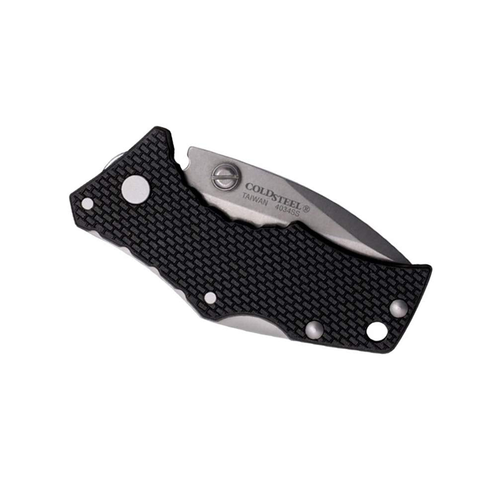 Micro Recon 1 Cold Steel 2" 4034SS Spear Point Blade 2.375" Griv-Ex Handle Folding Knife w/Tri-Ad Lock, Ambidextrous Pocket/Belt Clip