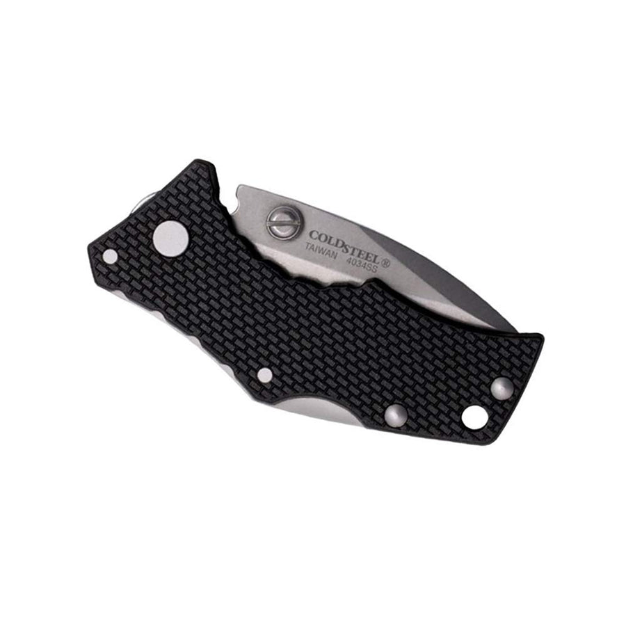 Micro Recon 1 Cold Steel 2" 4034SS Spear Point Blade 2.375" Griv-Ex Handle Folding Knife w/Tri-Ad Lock, Ambidextrous Pocket/Belt Clip