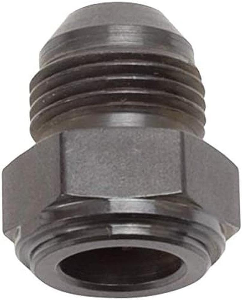 Edelbrock Weld Bung #8 An Male Steel Blk Oxide Coated 683710