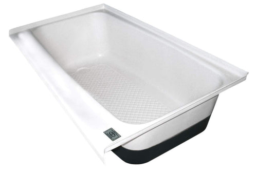 Bath Tub ICON 00482 with Left Hand Drain TU700LH - Polar White