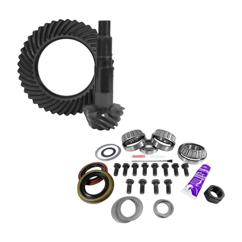 Dana 80 4.56 Rear Ring & Pinion, 11.25" Install Kit, 4.375" OD Head Bearing