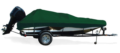 Trailerite TAYLOR MADE PRODUCTS Semi-Custom Boat Cover for Pro Style Bass Boats with Outboard Motor - Includes Motor Hood, Multiple Sizes and Colors