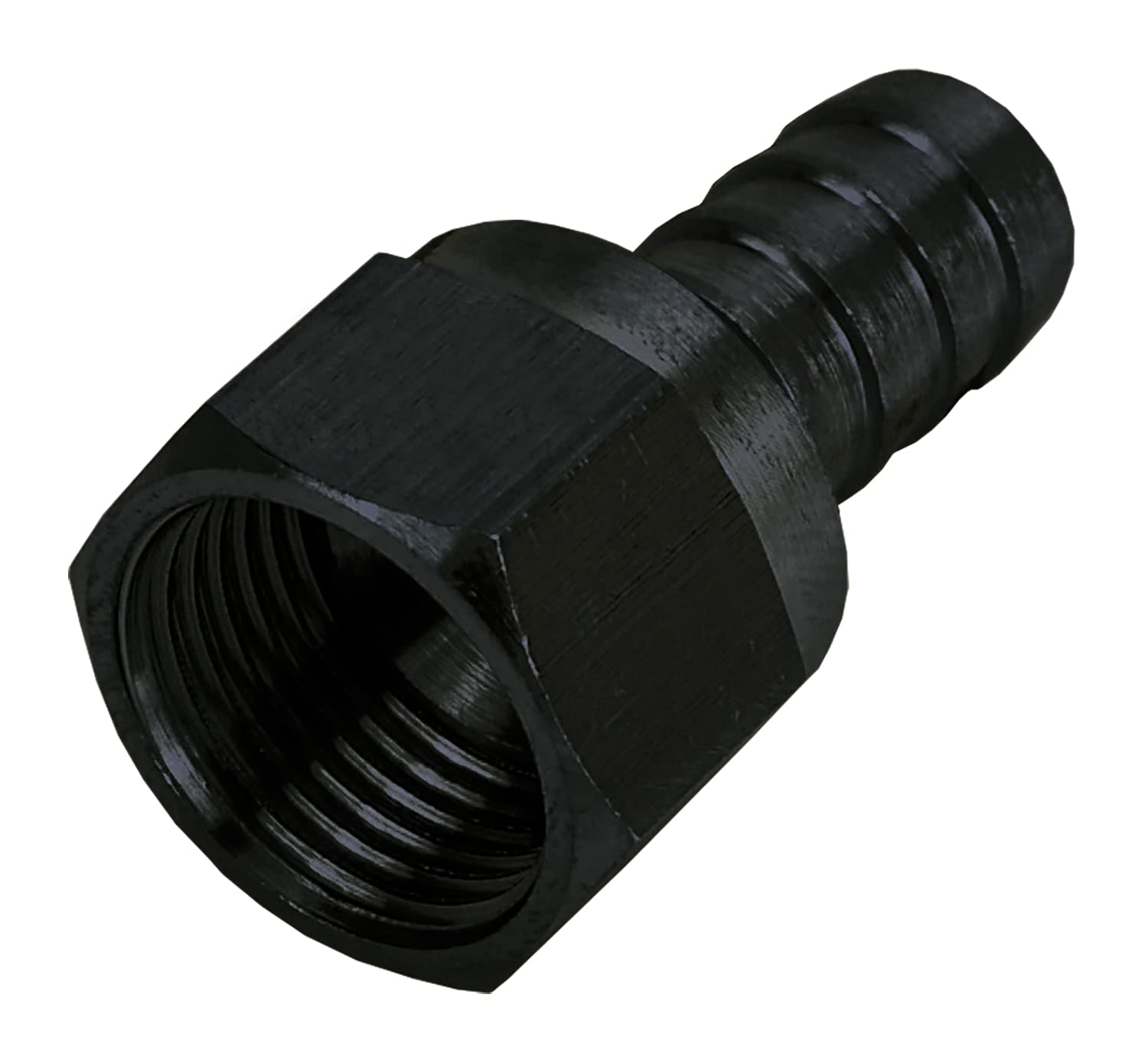 Female Derale 98203-10AN x 1/2" AN Swivel Hose Barb Fitting