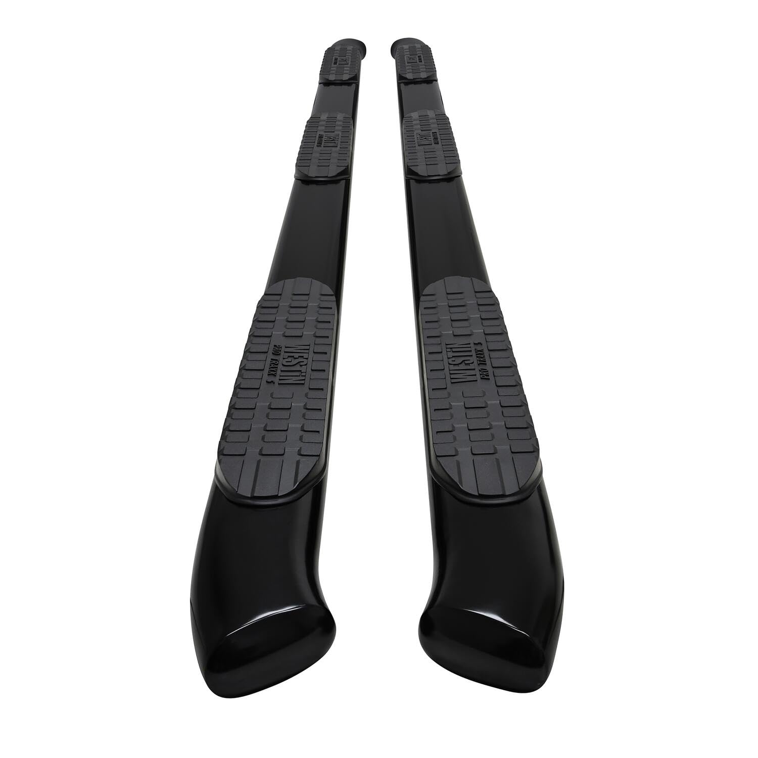 Westin PRO TRAXX 5 Oval Wheel to Wheel Nerf Bars fits 2019-2025 Ram 2500 3500 8' Bed Crew Cab (Exc Dually) Black Pair