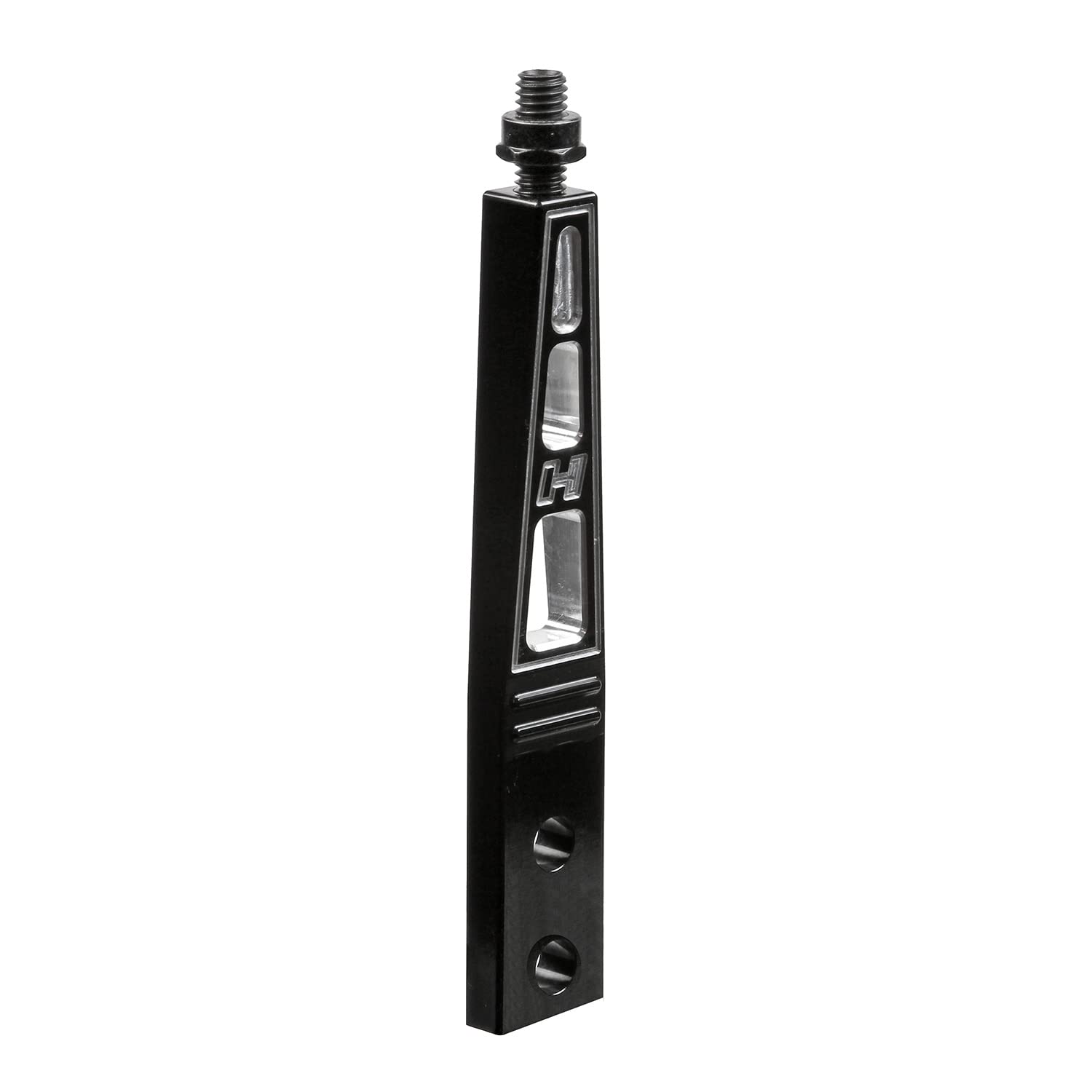 Hurst Shifter Stick 6.00 Inch Straight Black Billet Aluminum Manual Transmission Shift Lever 6.00 Inch Straight Black Aluminum