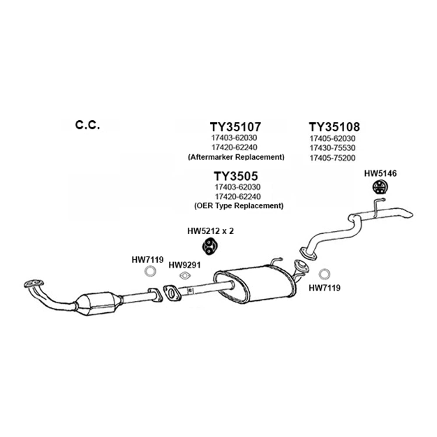 Hw7119 Ap Exhaust Products Gasket