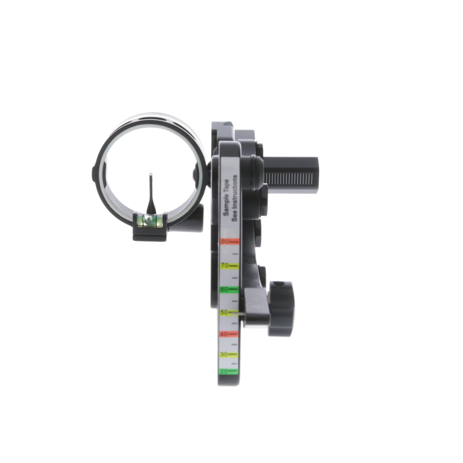 Range Rover TRUGLO Single-Pin .019" Dia Right-Handed Archery Hunting Moving Black Bow Sight with Standard Adjustment - Light Not Included