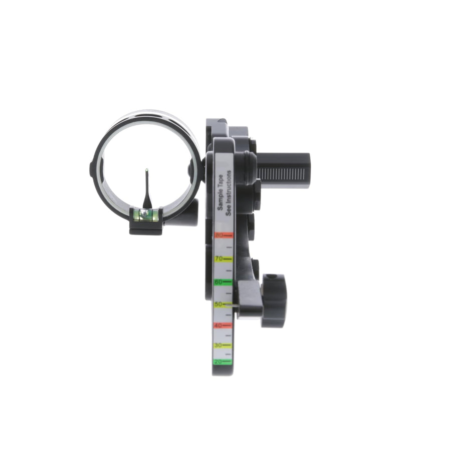 Range Rover TRUGLO Single-Pin .019" Dia Right-Handed Archery Hunting Moving Black Bow Sight with Standard Adjustment - Light Not Included