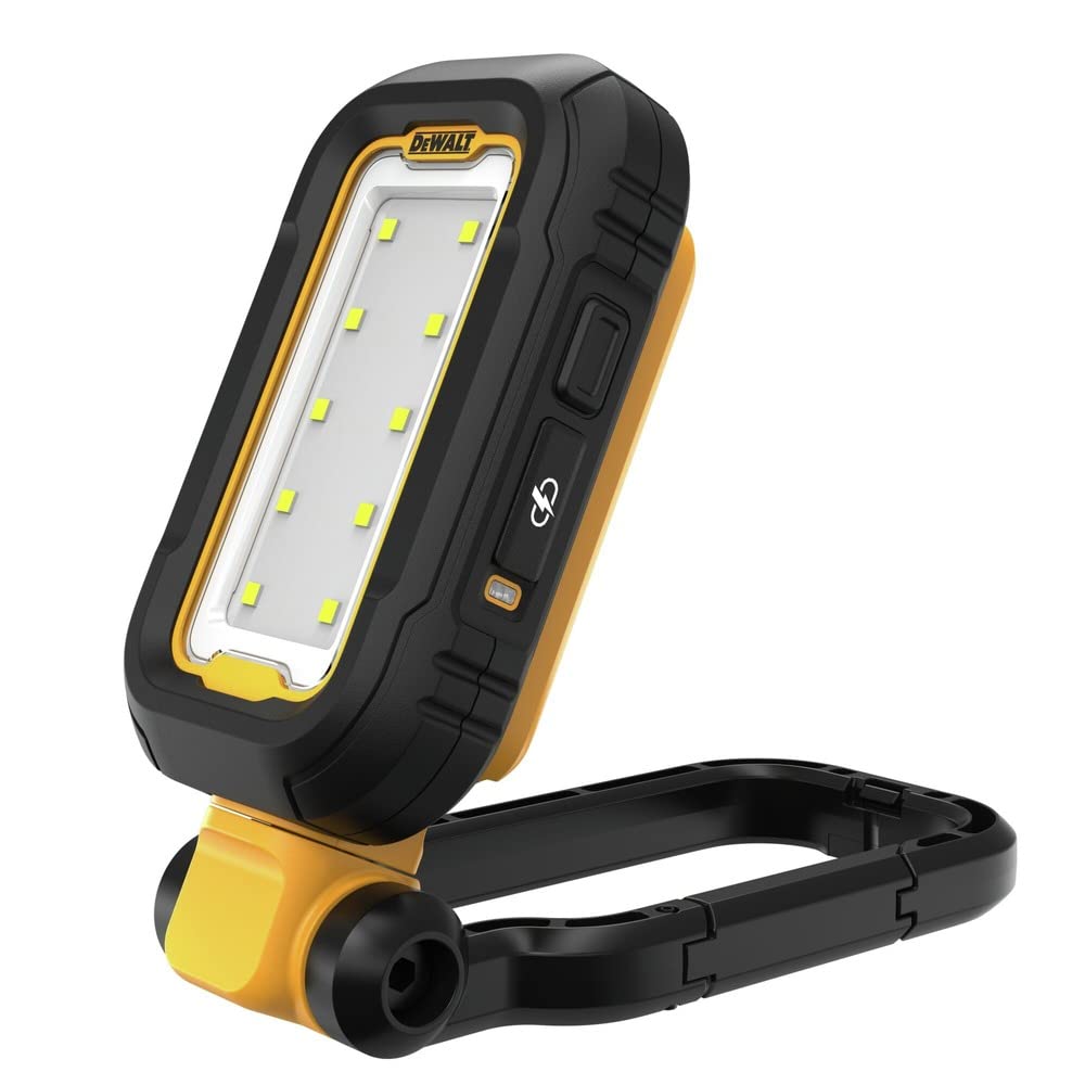 DEWALT LED Light, Compact and Powerful Work Light, Magnetic Handle, USB-C Rechargeable (DCL182)