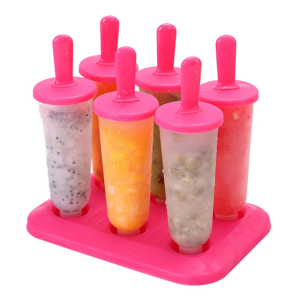 Ice Pop Maker Ice Bar Maker Ice Pop Mold Plastic Popsicle Mold, Kids Ice Cream Tray Holder Lolly Pop, DIY Ice Cream Pop Molds Handmade for Kids, Kids, Adults
