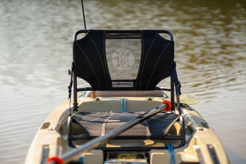 Pescador Pro 10 Perception Kayaks | Sit on Top Fishing Kayak with Adjustable Lawn Chair Seat | Large Front and Rear Storage | 10' 6" | Moss Camo