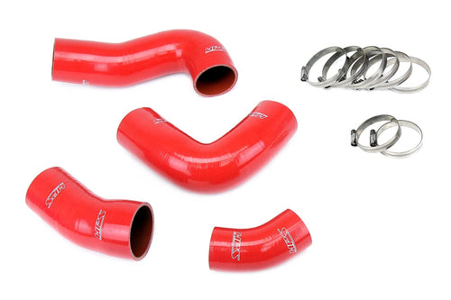 4-ply HPS Red Reinforced Silicone Intercooler Hose Kit 57-1949-RED