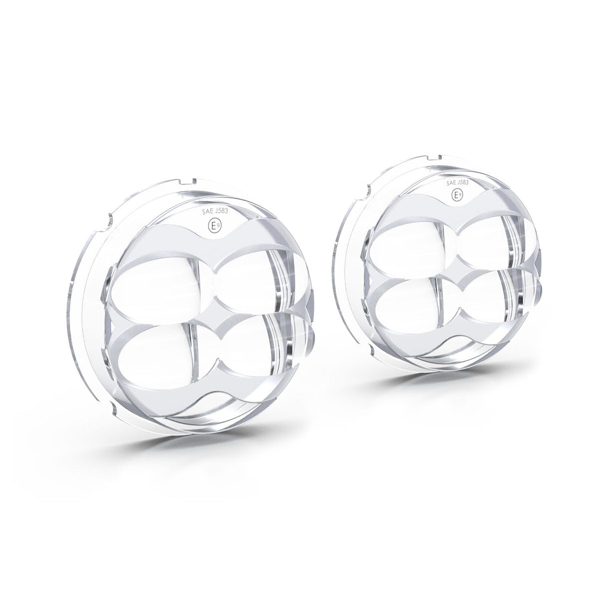 Pair of Vision X Lighting Cannon Race 4 Fog Clear Lenses
