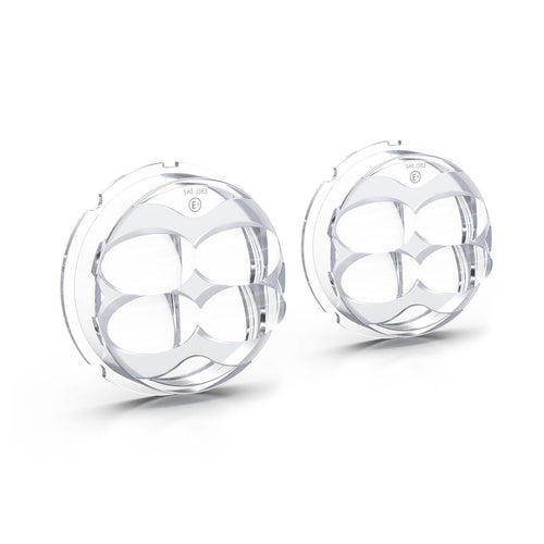 Pair of Vision X Lighting Cannon Race 4 Fog Clear Lenses