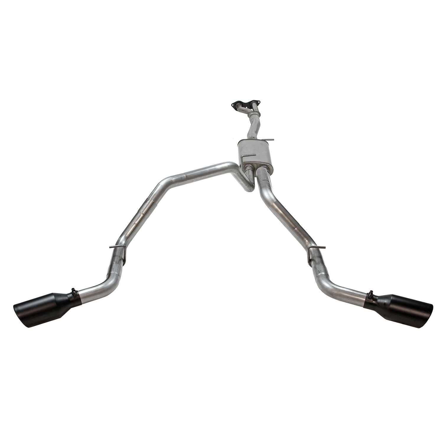 Flowmaster FlowFX 717923 Cat-Back Exhaust Kit 3 to 2.5 Inch 409 Stainless Steel 4.5 Inch Black Ceramic Coated Tips Compatible with 1996-1999 Chevy Silverado GMC Sierra 1500 5.7L Extended Cab Short Bed