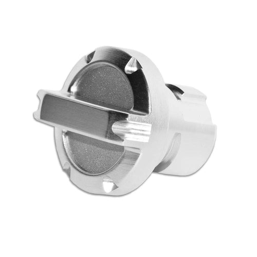 D-JP-121204-BL | DV8 Offroad Twist On Engine Oil Cap for 11-18 Wrangler JK | Billet Aluminum Construction | Brushed and Textured Finish