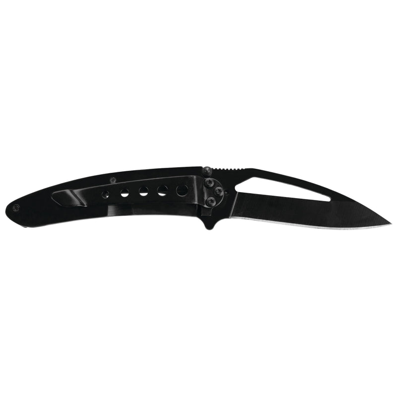 Aneko Performance Tool 5.5-Inch Stainless Steel Pocket Knife, Black
